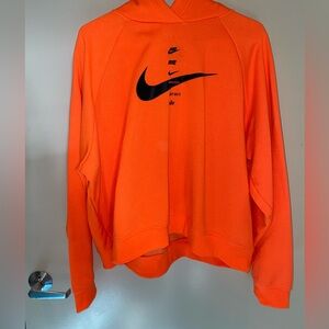 Women’s Nike sweatshirt neon orange